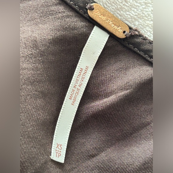 NWOT. Free People Remi satin maxi skirt - Picture 5 of 5